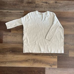 Loft oversized cream sweater